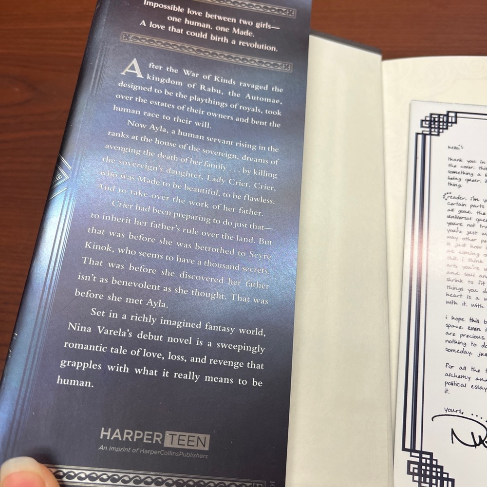 Signed Crier's War Hardcover Book Owlcrate - Picture 3 of 5